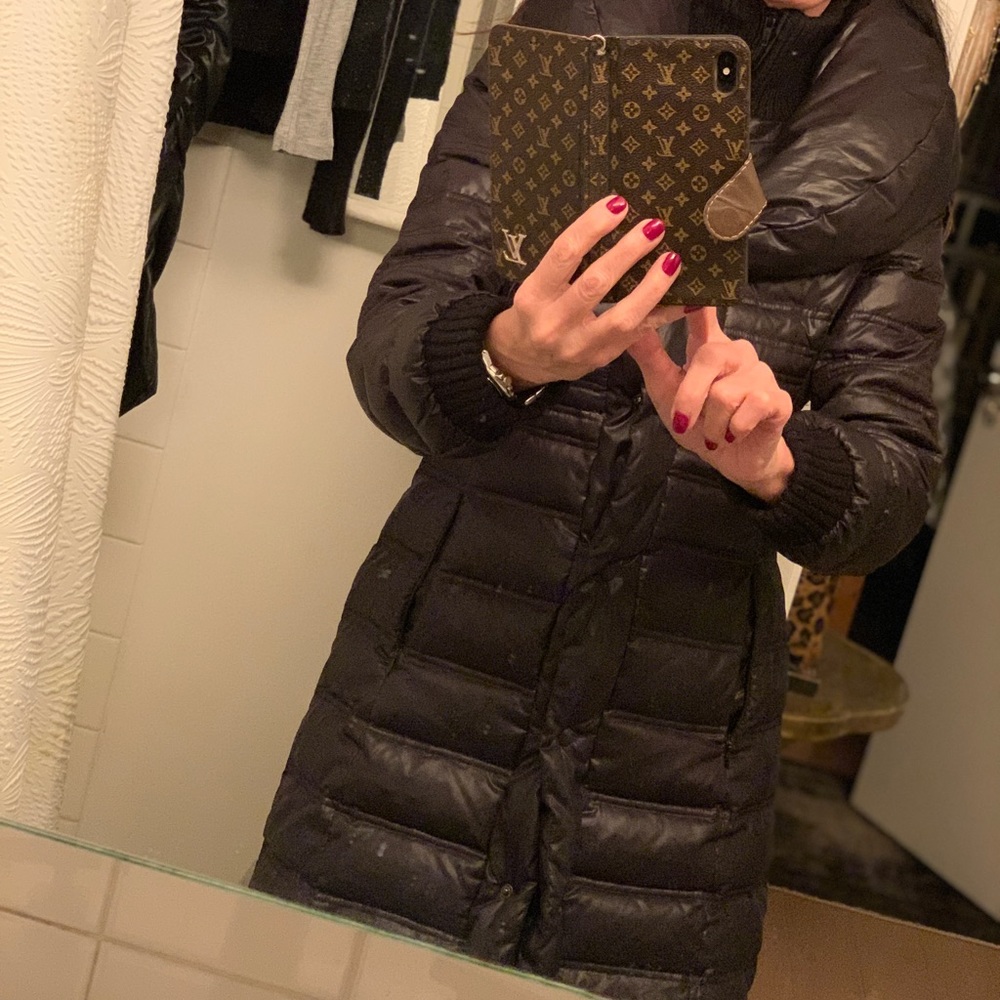 Nicole Miller Black Puffer Coat